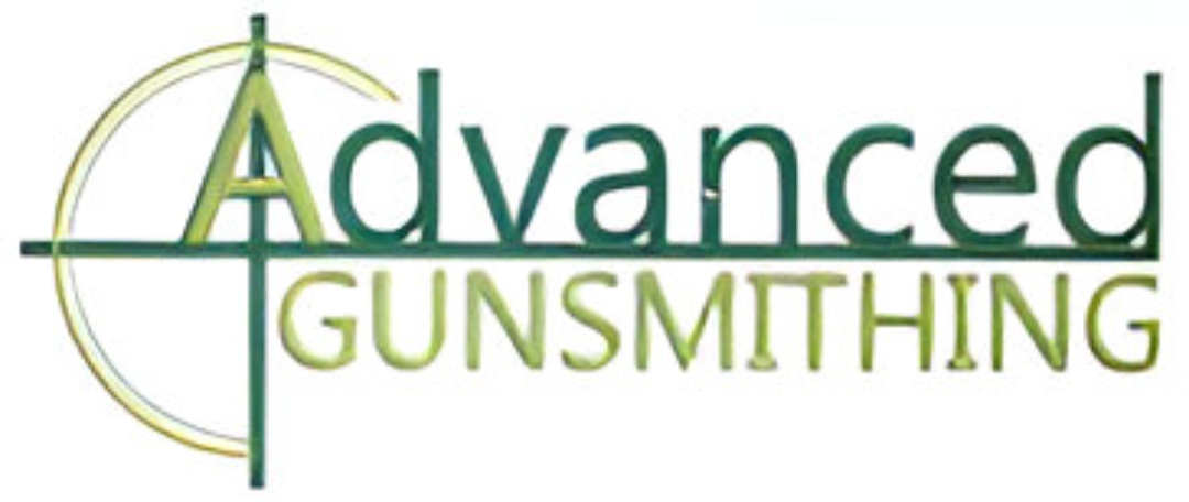 Advanced Gunsmithing logo on white background for firearms and gunsmithing branding.