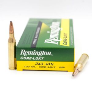 Ammo Remington .243 Win 100gr CORE LOKT PSP /20