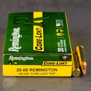 Ammo Remington .25-06 100gr CORE-LOKT PSP /20