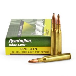 Ammo Remington .270 Win 130gr CORE-LOKT PSP /20