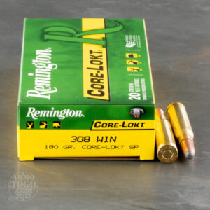 Ammo Remington .308 Win 180gr CORE-LOKT SP /20