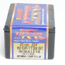 BARNES .22CAL 62GR TTSX BT (50)