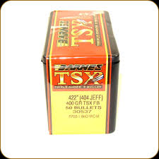BARNES .422 (404 JEFF) 400GR TSX FB (50)