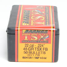 BARNES 22CAL 45GR TSX FB (50)