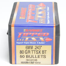 BARNES 243CAL 80GR TTSX BT (50)