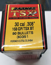 BARNES 30CAL 168GR TSX BT (50)