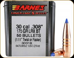 BARNES 30CAL 175GR LRX BT (50)
