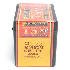BARNES 30CAL 180GR TSX BT (50)