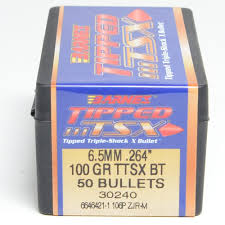 BARNES 6.5MM 100GR TTSX BT (50)