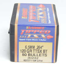 BARNES 6.5MM 120GR TTSX BT (50)
