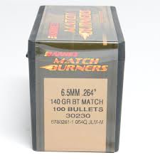 BARNES 6.5MM 140GR BT MATCH (100)