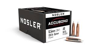 NOSLER AB 6.5MM 130GR SP (50)