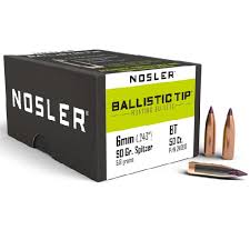 NOSLER BT 6MM 90GR SP (50)