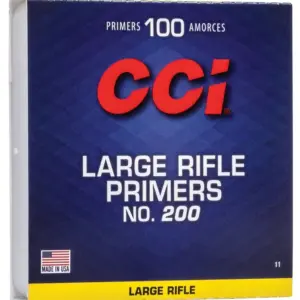 PRIMERS CCI 200 LARGE RIFLE P/100