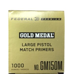 PRIMERS FEDERAL GM150M LARGE PISTOL P/100